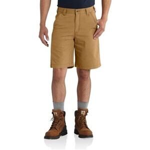 Carhartt Rugged Flex® Relaxed Fit Canvas Work Short-Hickory-Size 40‎